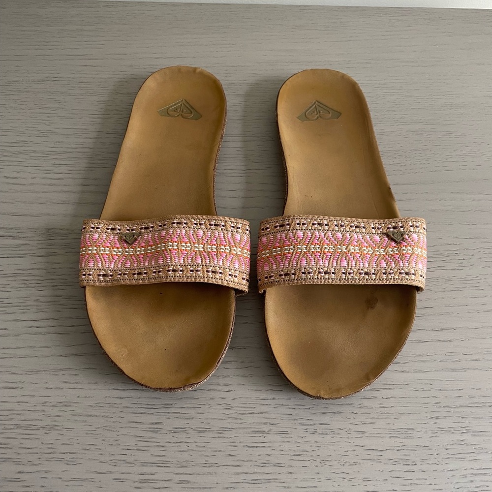 Roxy Woven Slides